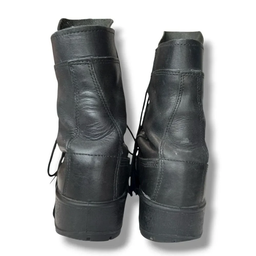 Belleville Men's Combat Boots Steel Toe Vibram Sole Black Size 7XW
